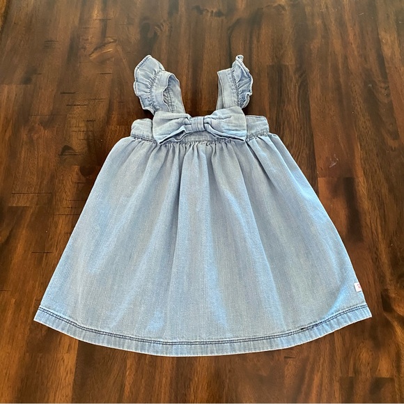 Ruffle Butts Flutter Bow Woven Dress - Picture 2 of 8